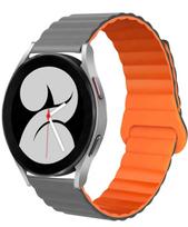 20/22 mm apyrankė, skirta samsung galaxy laikrodžiui 5 pro/4 6 klasikinis 46 mm 42/aktyvus 2 magnetinė silikoninė apyrankė Huawei laikrodis gt 2/Pro dirželis For 20mm orange
