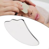 „Gua Sha Massager Board“ rankinis masažo lazdelių kūno masažuoklis, nešiojama lygių paviršių lenta, 10cmx5.5cm brown