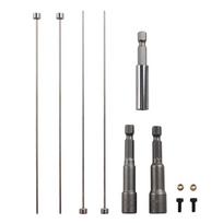 3D Printer Nozzle Cleaning Kit Extruder Filament Cleaner with 4pcs Cleaning Shafts and Nozzle sidabras