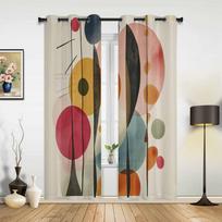 Bambuko Miško Žalias Bambuko Augalas Langų Užuolaidos Miegamojo Virtuvės Užuolaidos Panelė Namų Dekoro Užuolaidos Svetainei 135W x 60H(cm) white