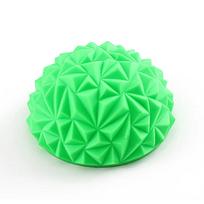 16 cm jogos kamuolys PVC pripučiamas masažo taškas Half Fit Ball Balance treniruoklis stabilizatorius GYM Pilates fitneso ananasų masažo kamuolys