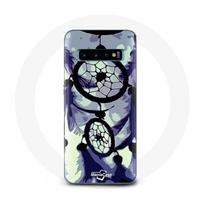 Case for Samsung Galaxy S10 Plus Dreamcatcher purple gray and black