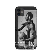 Maniacase dėklas skirtas Iphone 12 mini Kobe Bryant NBA juodosios mambos mentalitetui juoda