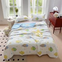 Glotnus oro kondicionavimas Patogus ir lengvas vasarinis antklodės užvalkalų rinkinys Minkštas šlifuotas mikropluošto antklodės užvalkalas Patalių rinkinys 150x200cm quilt gray