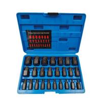 25pcs Heavy-Duty Screw Extractor Set Screw and Bolt Extractor Set for Removing Broken Screws, Bolts, Studs, Fittings, blue