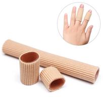 Silikoninio vamzdelio pirštų gelio apsauginis dangtelis Pirštų pirštų gelis elastingas pirštų pluošto apsauga nuo dilimo gali būti nupjautas L (2.5x15cm)