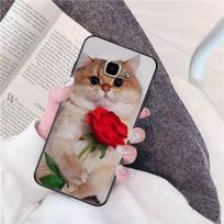 Mielas katės telefono dėklas, skirtas Samsung Galaxy A51 A50 A71 A21s A31 A41 A10 A20 A70 A30 A22 A02s A13 A53 5G dangtelis SamsungA735G gray
