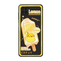 Pokemon IceCream Pikachu Case For Samsung Galaxy A52 A12 A32 A51 A21s A71 A13 A53 A22 A31 A72 A03 A02s A41 Black Phone Shell Samsung A40 black