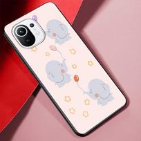 Cartoon Cows Strawberry Case for Xiaomi Mi 11 Ultra 11T 10T 9T Pro Note 10 A2 9 8 Lite A3 CC9E 10S CC9 A1 Black Soft Phone Cover Xiaomi Mi Note 10 white