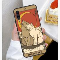 Cats Tarot Witchcraft Soft Silicone Case For Samsung A52S A12 A22 A32 A42 A52 A72 A31 A51 A71 A50 A70 A20e A21S Samsung A72 gray