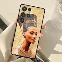 Egiptas Nefertitės Ankh dėklas Samsung Galaxy S22 Ultra S20 FE Note 20 Note 10 S8 S9 S10 Plus S21 Ultra dangtelis Galaxy S8