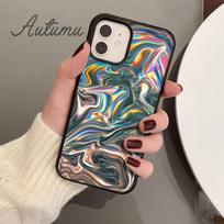 Holographic Dope Trippy Print Phone Case for iPhone 11 12 13 14 Pro Max mini XR XS SE 2020 7 8 Plus Samsung S21 S22 Cover shell iPhone 5 5s SE black