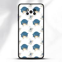 Case For Poco X3 NFC M3 Pro M3 F3 F1 Capa for Mi Note 10 Pro Lite Caso For Xiaomi CC9 Pro A3 A2 Lite Cartoon Genshin Impact Head Mi Poco F3 GT white