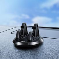 Automobilinis mobiliojo telefono laikiklis, automobilio reikmenys prietaisų skydeliui, 360 metalinis besisukantis automobilio navigacijos laikiklis, automobilinis laikiklis rožinė