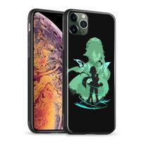 Sucrose Genshin Impact Žaidimo Stiklinis Minkšto Silikono Telefono Dėklas Korpusas iPhone SE 6s 7 8 Plus X XR XS 11 12 13 Mini Pro Max iPhone 6 6s&Tempered Glass case