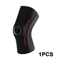 1/2Pcs Knee Compression Sleeve   Knee Brace for Men ,Women with Patella Sponge Pads&Side Stabilizers,Arthritis Joint Pain Relief S black