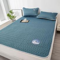 Čiužinio užvalkalas Trys dalys Plaunamas Sulankstomas vėsus Čiužinio užvalkalas Namų tekstilė Vasaros kilimėlis Tatamis Plonas čiužinukas 90x200cm 2pcs gray