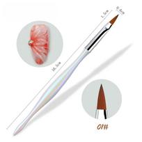 Nail brush light therapy pen gradient pen wire drawing pen color drawing pen Nail Pen 01 white