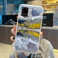 Tree Forest Mountain Phone Case For Samsung Galaxy S10 S21 S22 Plus Ultra A91 A51 A21S A12 Transparent Phone Cover Galaxy S30