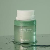 FARMSTAY Tea Tree Biome Calming Toner Pad 1 PCS white