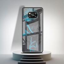 Glass Case For Xiaomi Poco X3 NFC 11 Lite 11T F3 M3 For Redmi Note 11 10 9 8 Pro 10S 9S 9A 9C Phone Cover Jujutsu Kaisen Xiaomi Poco X3 NFC gray