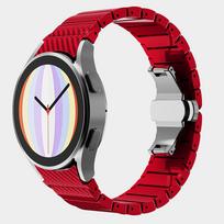 Laikrodžio apyrankė iš anglies pluošto, skirta Samsung Galaxy Watch 4 5 6 40MM 44mm 5Pro 45MM Butterfly sagtis Galaxy Watch 6 Classic 43mm 47mm apyrankė Galaxy watch4 5 5pro