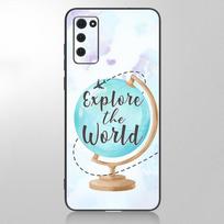 Funny Travel Map Phone Case For Samsung Galaxy A12 A02S A22 A32 A52 A72 A71 A51 A41 A31 A21 A11 A50 A70 A10S A20S Black Cover Samsung A02