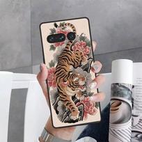 Coque for Google Pixel 7 6 Pro 5 4 3 3a XL 5a 4a 5G Soft for Pixel 6Pro 4XL 3XL 3aXL Back Cover Fundas Tiger Crane ART Pixel 7