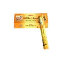 Tridev Agarbatti baltojo muskuso smilkalų lazdelės | Hexa serija | Kvapas | Atsidavimas | 3 Pkt * 20 Gm Pooja / garbinimui
