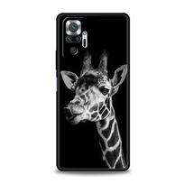 Phone Case For Xiaomi Redmi Note 10 11 9 8 Pro 9S 7 8T 9T 9A 8A 9C K50 K40 Gaming Cover Fashion Animals Horse Deer Giant Panda Redmi Note 9S black
