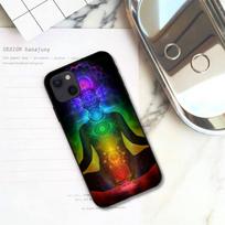 Mandala Čakra Insist Joga Telefono Dėklas iPhone 11 12 Mini 13 14 15 Pro XS Max X Plus SE XR Korpusas iPhone15