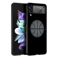 Z Flip 4 Phone Case for Samsung Galaxy Z Flip 3 5G ZFlip3 Flip3 zflip Flip4 Black Hard PC Cover Basketball Basket Number Shell Galaxy Z Flip 5G