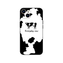 Black tpu Case For Samsung Galaxy A50 50S A30S A10 A01 A11 A21S A31 A41 A51 A71 CoverCute Cow Stains pattern Samsung A50