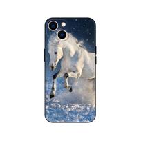 Juodas tpu dėklas, skirtas Samsung galaxy M53 M13 M62 A12 A22 A32 A42 A52 A72 4g 5g A20S galinis dangtelis bėgiojančio arklio gyvūno maišelis Samsung M53