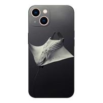 Juodas Tpu dėklas, skirtas oneplus 8 pro 8t 9 9R Nord 2 ce N10 N20 SE N100 N200 4G 5G Animal Manta ray ONEPLUS 9R gray