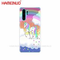 silicon phone cover case for huawei P30 PRO LITE P SMART 2019 plus p smart Z p20 lite 2019 Unicorn On Rainbow Jetpack huawei P30 lite