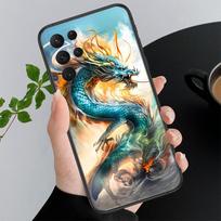 Drakono telefono dėklas, skirtas Samsung A52S A21S A33 A23 A13 A14 A32 A52 A53 A54 A51 A71 M51 A14 4G gray