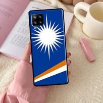 Marshall Islands Flag Case For Samsung Galaxy A54 A34 A14 A13 A51 A71 A33 A53 A73 A12 A22 A32 A52 A72 A52S Cover Samsung A73 5G white