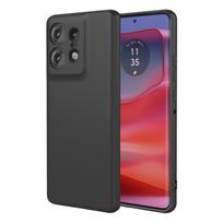 Lankstus skysto silikono dėklas, skirtas Motorola E14 G04S G24 Power G34 G04 G84 G54 G14 5G apsauginis dangtelis, buferis Fundas Coque Capa Moto G04 juoda