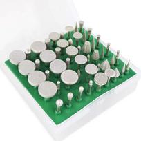50pcs Diamond Burr Set Diamond Coated Drill Bit Grinding Burrs for Rotary Tool A
