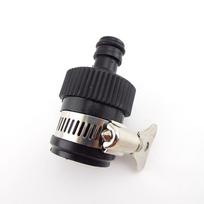 Universal Water Tap Faucet Adapter Connector Plastic Hose Fitting Drip Irrigation For Car Washing Garden Tools black