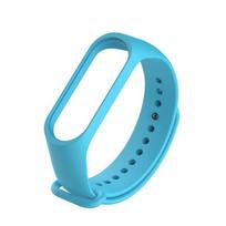 Apyrankė skirta Xiaomi Mi Band 8 7 6 5 4 3 Sportinė apyrankė Laikrodis Silikoninis Riešo Dirželis Išmanusis Laikrodis Apyrankės Pakeitimai Xiaomi Band Apyrankei Miband Dirželis For mi band 3 4 blue