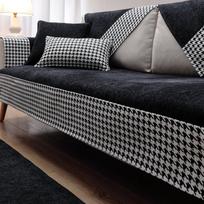 Naujas Nordic sofos užvalkalas naminių šunų vaikiškas sofos kilimėlis, kombinuotas kampinis sofos rankšluostis neslystantis sofos užvalkalas sofos pagalvėlė svetainei 45cm pillowcase 1pcs gray