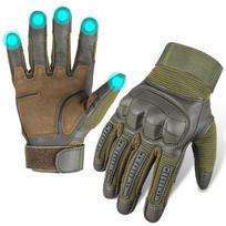 Gloves with Fingers for Riding Military Tactical Mittens Protective Hand Gear S