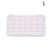 1Pcs Eye Shadow Box Empty Box Diy Watercolor Paint Box Lipstick Sample Sub-Packing Plate white
