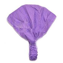 Spalvingas elastinis lankelis su gėlių raštu kūdikiui į darželį 2 purple
