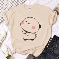 Bubu Dudu top women designer Japanese graphic t shirt girl clothes S juoda