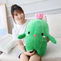 1vnt 25/40/65cm Kawaii pliušiniai kaktusiniai žaislai, įdaryti minkšti augaliniai lėlės, pagalvės vaikams, kūdikiams, vaikams žaislai, gimtadienio dekoravimo dovanos 40cm green