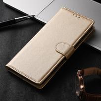 Atverčiamas piniginės odinis dėklas, skirtas Samsung Galaxy S23 S22 S21 Ultra S20 FE S10 Plus Ultra S10e S9 S8 S7 Edge Coque Funda Protect Cover For Galaxy S7&Case & Strap auksas