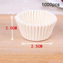 1000 vnt. 25X20 mm tortų keksiukų įdėklai kepimui, keksiukų formelės, tortų formos, dekoravimo įrankiai geltona